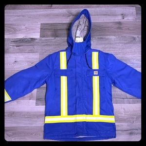 Carhartt FR striped duck coat